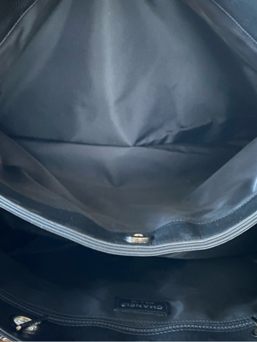 /Authentic CHANEL No.5 Lambskin Leather Tote - Picture 8 of 11